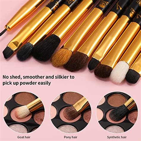 Docolor Eye Makeup Brushes Goth Eyeshadow Makeup Brush Set Eyeshadow Eyeliner Blending Crease