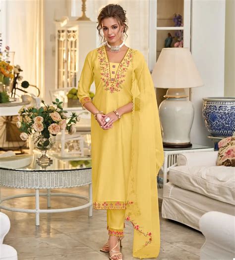 Lily Lali Melange Milan Silk Wholesale Fancy Readymade Salwar Suit