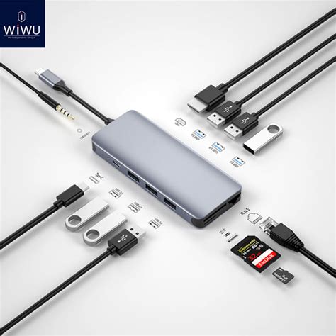 Wiwu Alpha Type C To In Usb Hub Mediashop