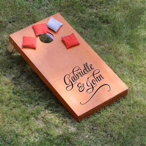 Cornhole Board Decals – Vinyl Written