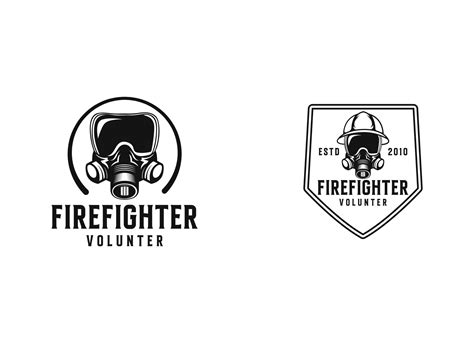 Fire department logos, modern and vintage style logo 17067111 Vector ...