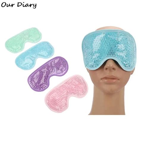 Gel Eye Mask Cold Pack Warm Hot Heat Ice Cool Compress Soothing Tired