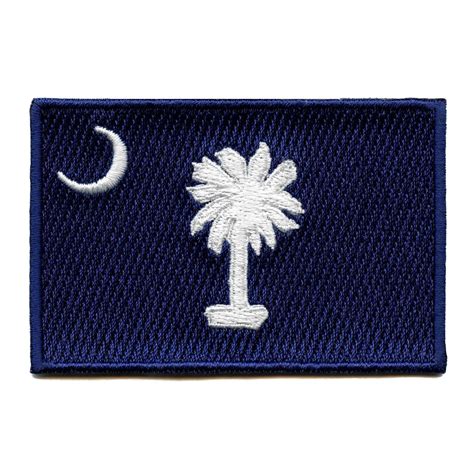 South Carolina Patch State Flag Embroidered Iron On – Patch Collection