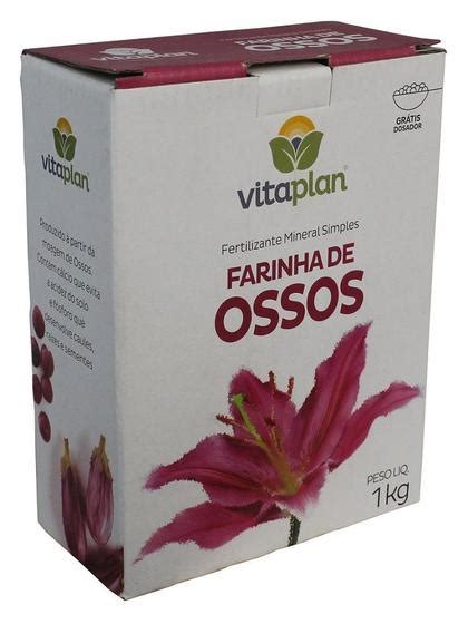 Fertilizante Mineral Farinha De Ossos Vitaplan 1kg Fertilizante Para