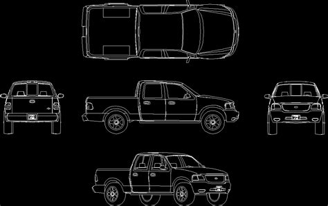 Ford F 150 Dwg Block For Autocad • Designs Cad