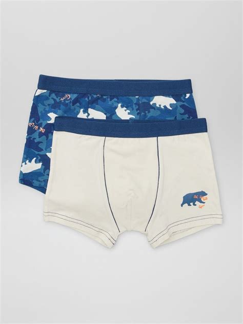 Pack De Boxers Petit B Guin Azul Kiabi