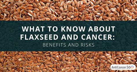 What To Know About Flaxseed And Cancer Benefits And Risks