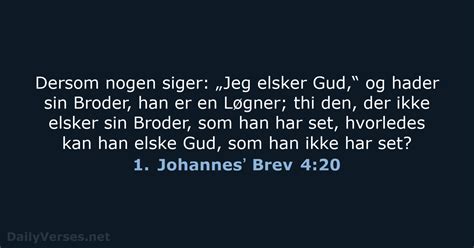 Maj Dagens Bibelvers Da Johannes Brev