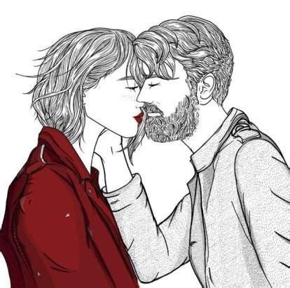 Your Kissing Style Based On Your Zodiac Sign Couple Sketch Diy