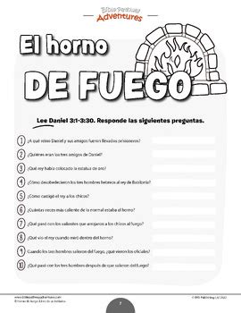 El Horno De Fuego Libro De Actividades By Bible Pathway Adventures