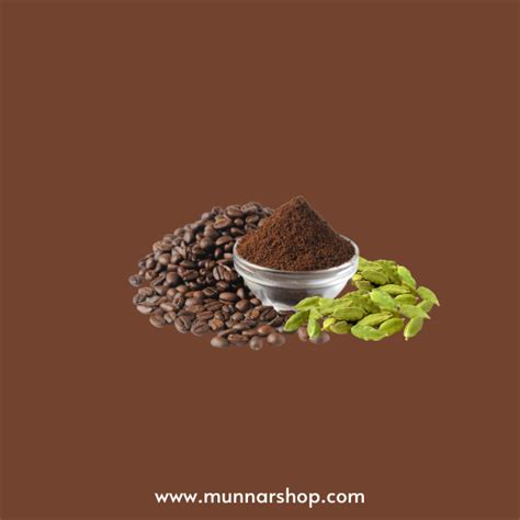 Cardamom Coffee Powder (100 Grams) - MunnarShop