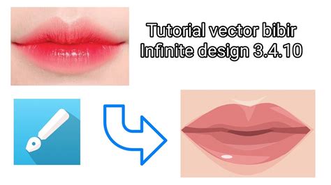 Tutorial Vector Bibir Untuk Pemula Infinite Design YouTube