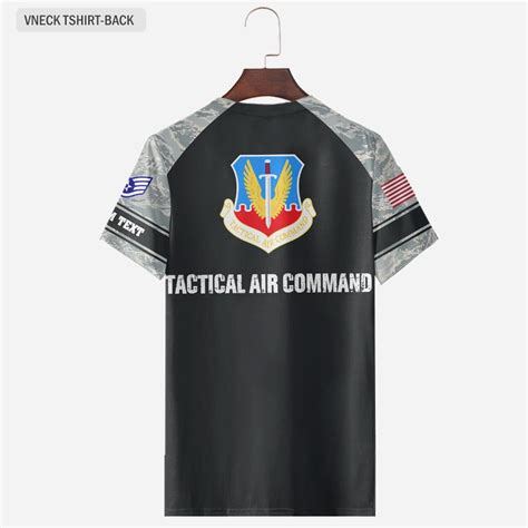 Customized Usaf Command Camouflage 3485 V Neck Medalmerch