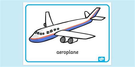 FREE! - Plane Display Poster | Primary Resources - Twinkl