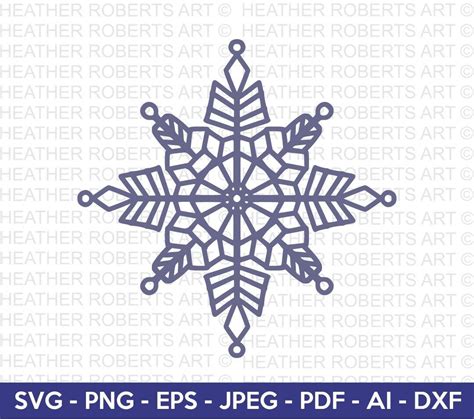 Snowflake SVG, Winter SVG, Snowflakes Svg, Christmas Svg, Holiday Svg ...