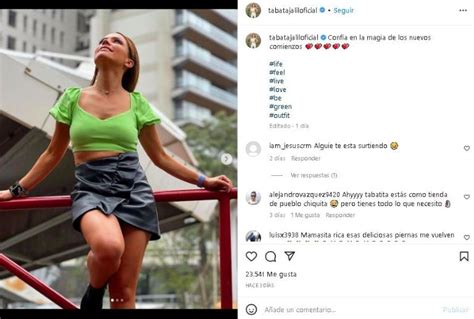 Tabata Jalil Regresa A Las Redes Y Posa Con Encantador Look Verde Desde