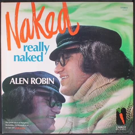 Alen Robin Naked Really Naked Carrot Lp Rpm Eur Picclick Fr