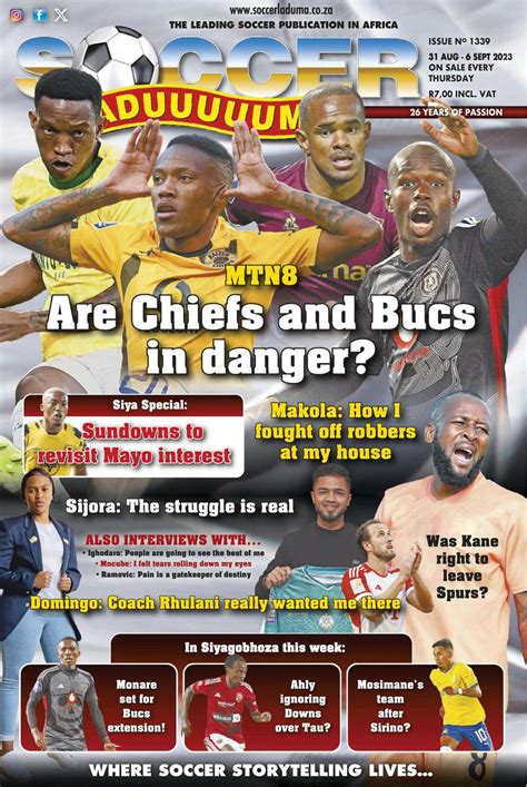 Soccer Laduma 31 August 2023 Magazine Get Your Digital Subscription