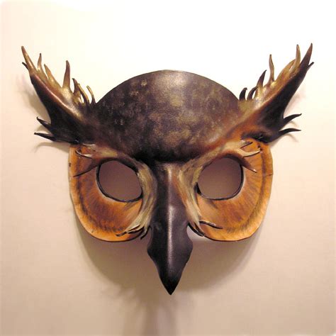 Leather Horned Owl Mask By Teonova On Deviantart