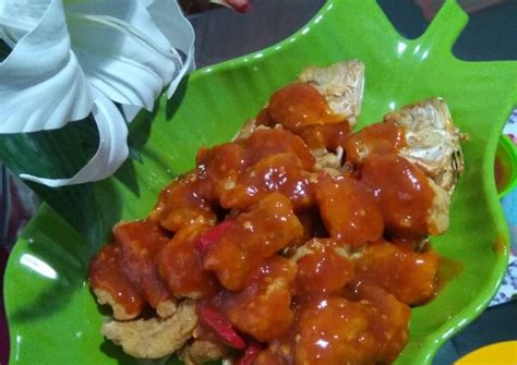 Resep Kakap Merah Saos Asam Manis Oleh Dewi Saraswati Cookpad