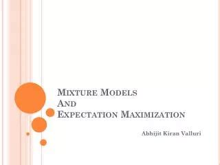 Ppt Lecture Gaussian Mixture Models And Expectation Maximization