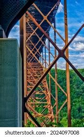 New River Gorge Bridge Buttress Bridge Stock Photo 2024097008 ...