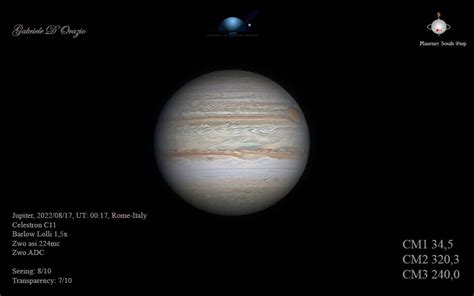 August Observations D Orazio Pistritto Uai Pianeti