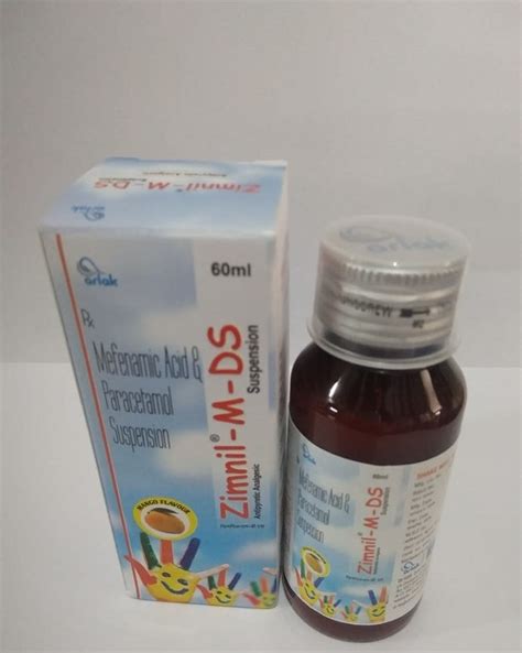 Mefenamic Acid Paracetamol Suspension At Rs 58 Bottle Meftal P Syrup