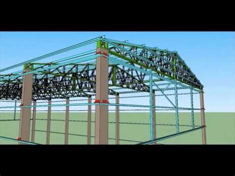 Sketchup Estrutura Met Lica Steel Structure Buildings Roof Trusses