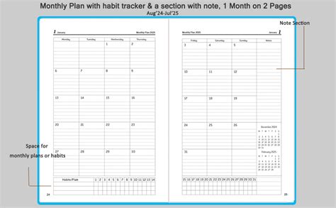 Academic 2024 2025 Diary A5 Day To Page With Time Daily Planner With