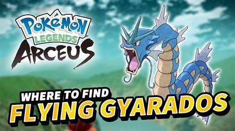 FLYING GYARADOS LOCATION Pokemon Legends Arceus YouTube