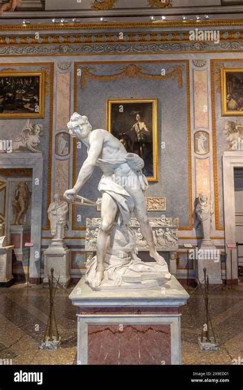 David A Life Size Marble Sculpture By Gian Lorenzo Bernini In The