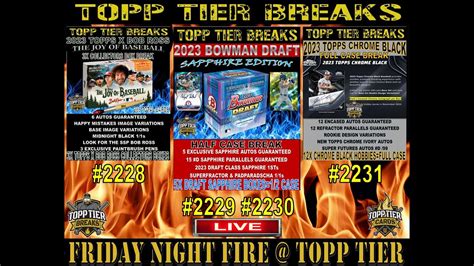 Friday Night Fire Topp Tier Bob Ross Draft Sapphire