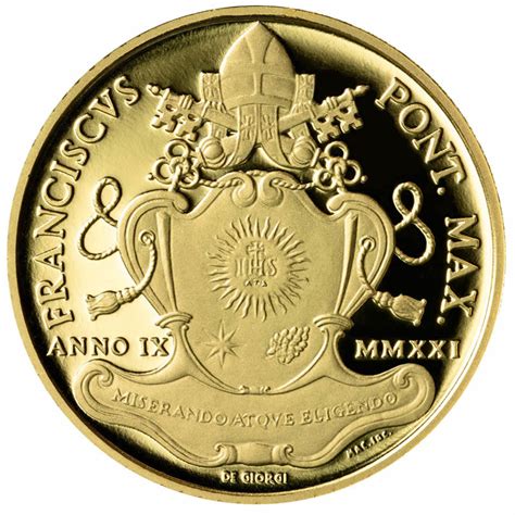 Euro Oro Vaticano Iv Centenario Morte Di Papa Paolo V Proof