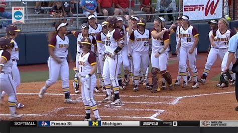 Ncaa Softball Regional Highlights Arizona State Knocks Four Home Runs