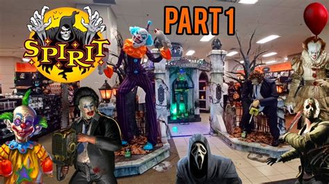 🎃spirit Halloween Walkthrough All Anatronics And Costume Inflatables