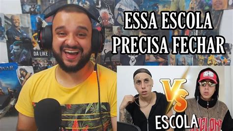 REACT TRAPPER S VS MC S NA ESCOLA Maneirando