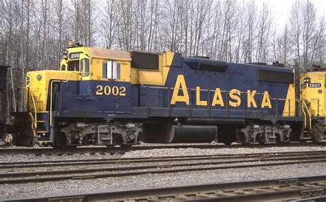 Alaska Railroad Anchorage Alaska Emd Gp38 2 2002 Diesel Electric