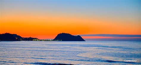 Anochecer De Hoy En La Playa De Zarautz Zoragarri Eitb