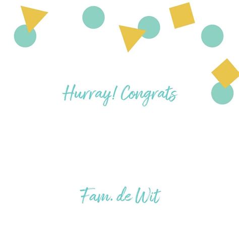 Verjaardagskaart Felicitatie Confetti Bubbels Kaartje2go