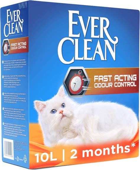 Amazon Ever Clean Fast Acting Odour Control Cat Litter Litre