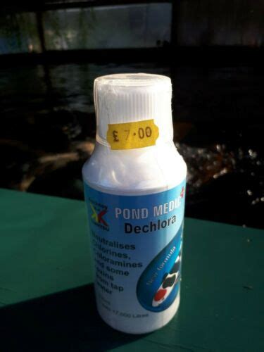 Pond Dechlorinator Koi Dechlora Ml Tap Water Safe