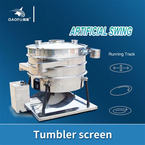 Stainless Steel Tumbler Vibrating Sieve Granular Powder Separator