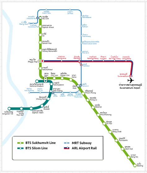 Bangkok Bts Map Wheelchair Travel