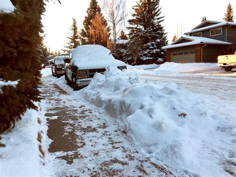 Plows Finally Reach Some Calgarys Residential Streets — 1 Week After