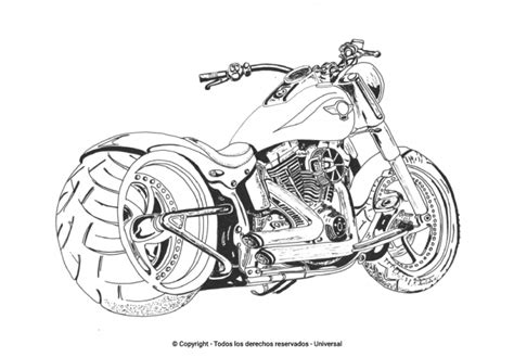 Los Mejores Dibujos De Motos Para Colorear Todo Para Colorear