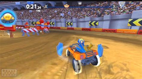 Beach Buggy Racing Fury Fanfare Time Trial Challenge Gameplay