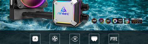 Buy Antec Neptune Argb Led Aio Liquid Cpu Cooler Online In Saudi