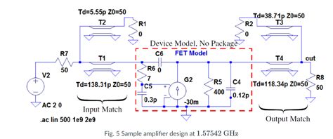 Design A Narrowband Amplifier At 5 Chegg