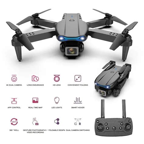 K3 E99 Pro Mini Drone Dobr Vel WiFi FPV Drone 3 Sided Obst Culo C Mera